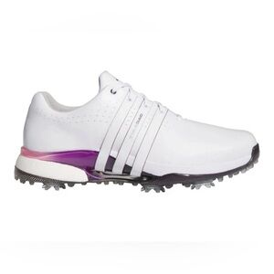 Adidas Men’s Tour 360 24 Boost Golf Shoes-White/Fig-Size 11 NIB⛳️
